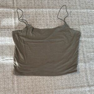 Pink Lily Olive Camisole Crop Top